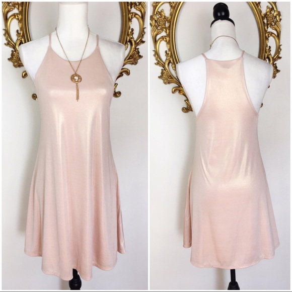 🛑Forever 21 Blush Pink Dress Size S - Picture 1 of 8